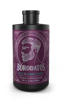 Парфюмированный гель для душа "кедр, бобы тонка" Borodatos