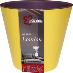 Горшок для цветов London 12,5см, 1л спелая груша и морозная слива In Green