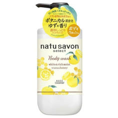 Softymo natu savon body wash yuzu honey жидкое мыло для тела с ароматом юдзу и меда 500 мл Kose