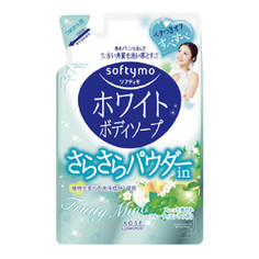 Softymo жидкое мыло для тела аромат мяты и лайма сменная упаковка 420 мл Kose