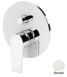 Встраиваемый однорычажный смеситель для душа Cezares NAUTIC-VDIM-BIO белый матовый