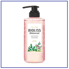 Bioliss botanical sleek straight разглаживающий и выпрямляющий шампунь для волос 480 мл Kose