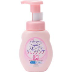 Softymo speedy cleansing foam очищающая пенка для умывания и удаления макияжа 200 мл Kose