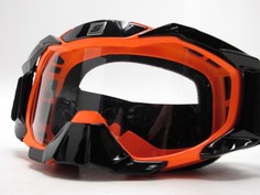 Очки мотокросс/спорт SCOUT (NK-1015) черные/оранжевые