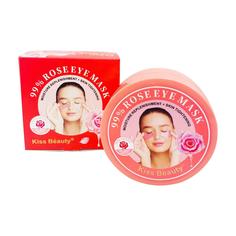 Патчи гидрогелевые Kiss Beauty увлажняющие для кожи вокруг глаз с экстрактом розы