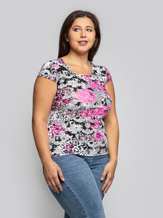 Футболка женская Magic Lady cl2020_c26 белая 58 RU