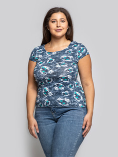 Футболка женская Magic Lady cl2020_c14 синяя 54 RU