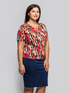 Футболка женская Magic Lady cl1304_c16 красная 54 RU