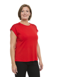 Блуза женская Magic Lady cl8102_c03 красная 48 RU