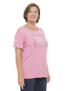 Футболка женская Magic Lady cl7041_c01 розовая 54 RU