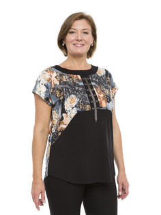 Блуза женская Magic Lady cl7074_c03 коричневая 52 RU