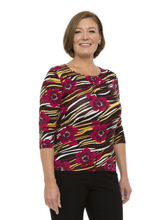 Лонгслив женский Magic Lady cl1306_c06 бордовый 48 RU