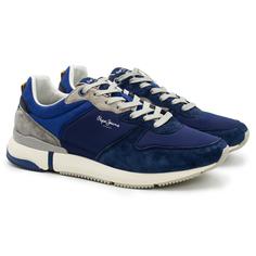 Кроссовки мужские Pepe Jeans London LONDON PRO BASIC PMS30820 синие 41 EU