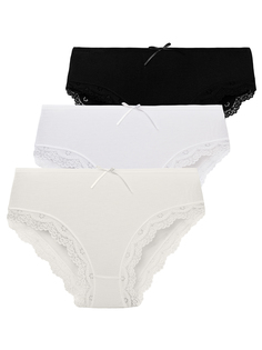 Комплект трусов женских Magic Lady cl0157Б_c01 белых 2XL