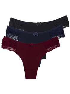 Комплект трусов женских Magic Lady cl0164_c14 бордовых XL