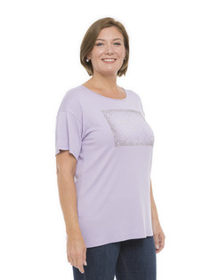 Футболка женская Magic Lady cl7041_c02 фиолетовая 56 RU