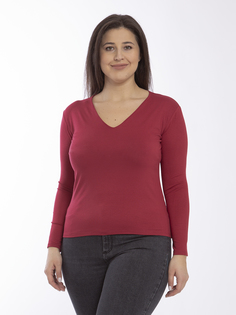 Лонгслив женский Magic Lady cl021_c1196 бордовый 52-54 RU