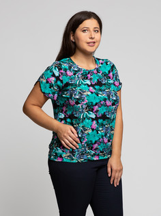 Блуза женская Magic Lady cl7036_c06 бирюзовая 48 RU