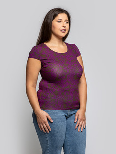 Футболка женская Magic Lady cl2020_c33 бордовая 50 RU