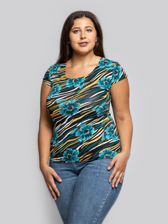 Футболка женская Magic Lady cl2020_c10 черная 50 RU