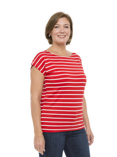 Футболка женская Magic Lady cl4147_c04 красная 52 RU