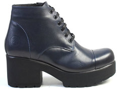 Ботинки женские Airbox 136820 синие 39 RU