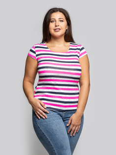 Футболка женская Magic Lady cl2020_c06 белая 56 RU