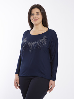 Лонгслив женский Magic Lady cl1004_c1136 синий 60 RU
