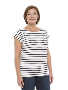 Футболка женская Magic Lady cl4147_c01 белая 50 RU