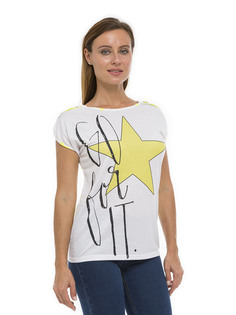 Футболка женская Magic Lady cl7087_c02 желтая 48 RU