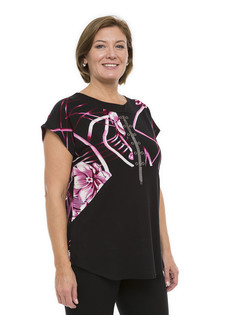 Блуза женская Magic Lady cl7074_c18 розовая 50 RU