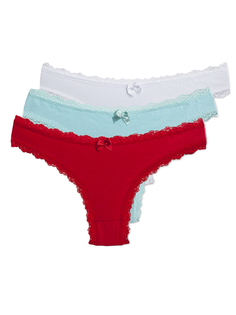 Комплект трусов женских Magic Lady cl0166_c04 красных XL