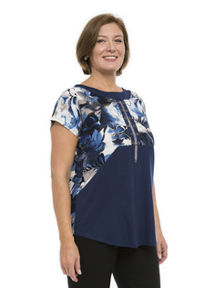 Блуза женская Magic Lady cl7074_c15 синяя 54 RU