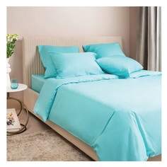 Комплект постельного белья Ecotex Моноспейс 2 сп. бирюзовый