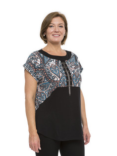 Блуза женская Magic Lady cl7074_c07 синяя 50 RU