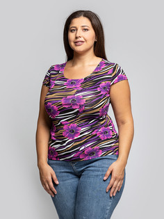 Футболка женская Magic Lady cl2020_c61 черная 54 RU