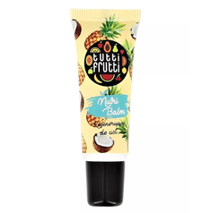 Бальзам для губ Tutti Frutti Ананас и кокос, с фруктовыми маслами, восстановление, 12 мл