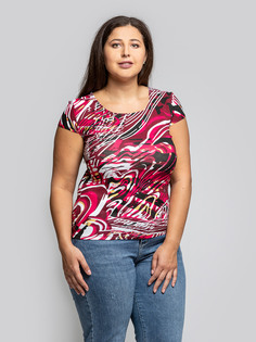 Футболка женская Magic Lady cl2020_c55 бордовая 60 RU