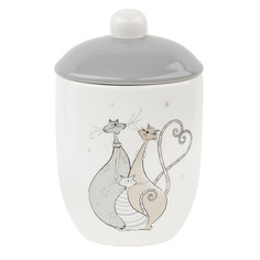 Банка для сыпучих продуктов "Усатое счастье", 520 мл ENS