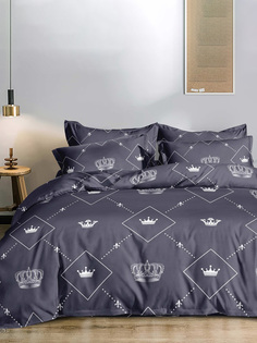 Пододеяльник Simple House "Corona" 2-спальный на молнии 175х215 см