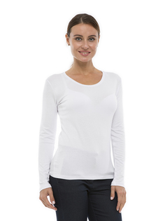 Лонгслив женский Magic Lady cl016_c01 белый 56-58 RU