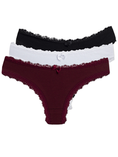 Комплект трусов женских Magic Lady cl0166_c18 бордовых L