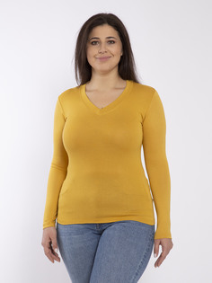 Лонгслив женский Magic Lady cl1601_c1075 желтый 48-50 RU