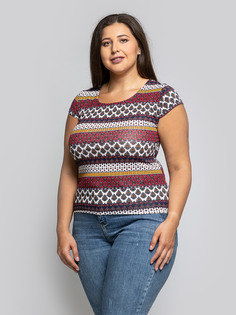 Футболка женская Magic Lady cl2020_c37 бордовая 56 RU