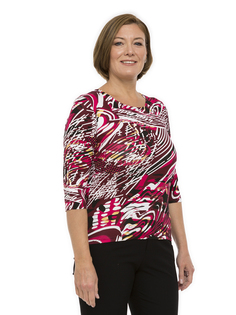 Лонгслив женский Magic Lady cl1306_c02 бордовый 46 RU