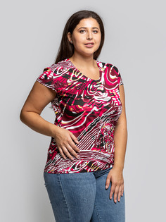 Футболка женская Magic Lady cl2019_c69 бордовая 66 RU