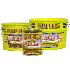 Грунтовочный антисептик на основе льняного масла Симфония Doctor-Wood 9л Symphony