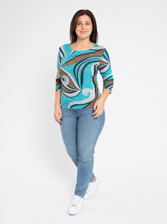 Лонгслив женский Magic Lady cl1306_c1038 бирюзовый 52 RU