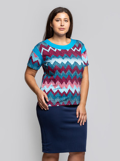 Футболка женская Magic Lady cl7029_c01 синяя 60 RU