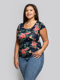 Футболка женская Magic Lady cl2020_c21 синяя 50 RU